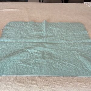 2 Standard Textile Eurotech Blue Quilted Bed Pads 29 X 32 approx.